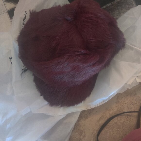 Prada Calf hair fur hat size L New $1898.00 main image 4